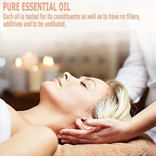 Basil Essential Oil, Basil Oil for Diffuser Humidifier Yoga Cleaning DIY Candle Soap Making Essential Oils 2 Pack x10ml