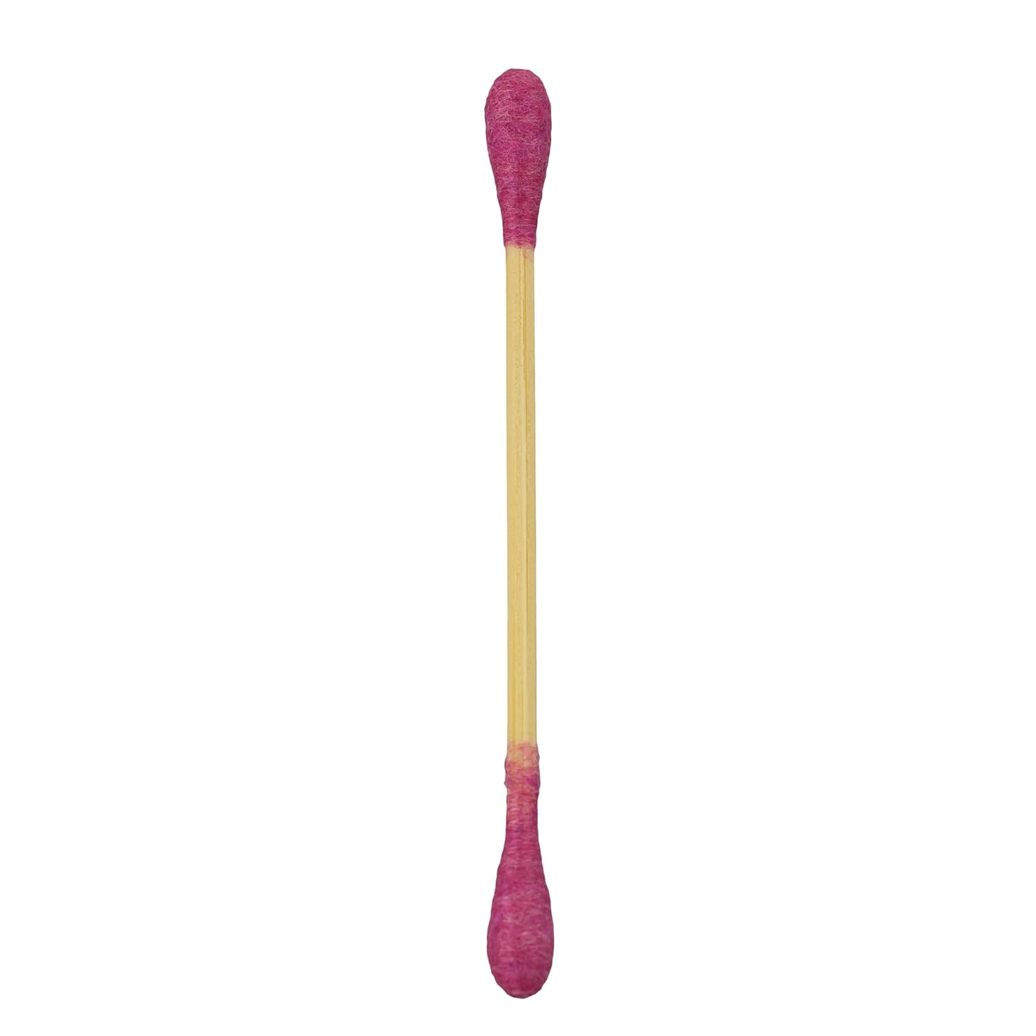 RS ESSENTIAL'S BY LV: Aesthetic Cotton Swabs Sticks Ear Swabs Bamboo swabs 200 Count Cotton Buds In 5 Colorful Colors (Hot Pink)