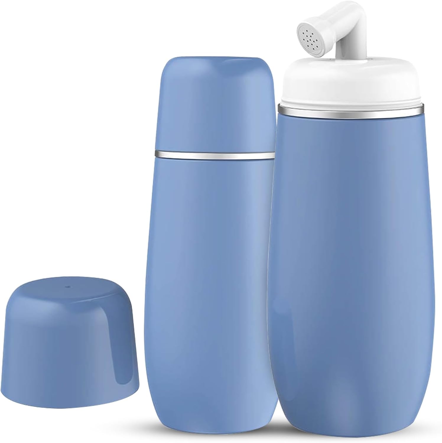 Portable Bidet for Travel, 400ml Peri Bottle, Handheld Personal Hygiene Cleaner, Leakproof & Reusable Wash Bottle for Women & Men (Blue)