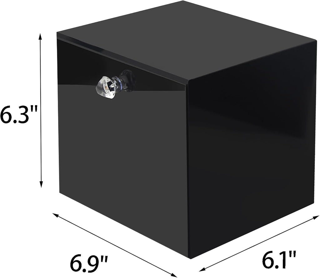 Face Towel Holder Compatible with XL, Disposable Face Towel Container Box, Black