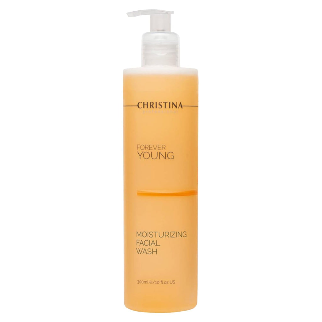 -CHRISTINA- Forever Young Hydrating Antioxidant Face Wash | Moisturize, Cleanse, and Soothe with Glycolic Acid Facial Cleanser | For Combination, Normal, Oily Skin 300ml