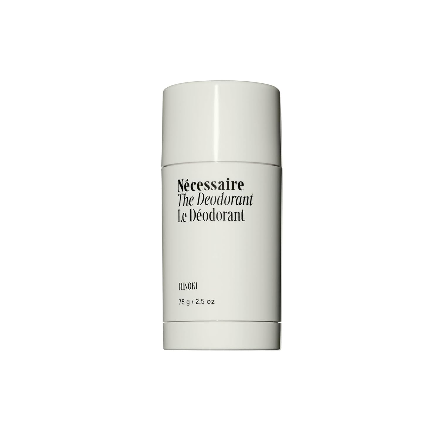 Nécessaire The Deodorant Hinoki | Natural Aluminum Free Deodorant For Women & Men. Extra Strength Treatment with Mandelic Acid. Free of Baking Soda, Ozokerite & Parabens (75 g/2.5 oz)