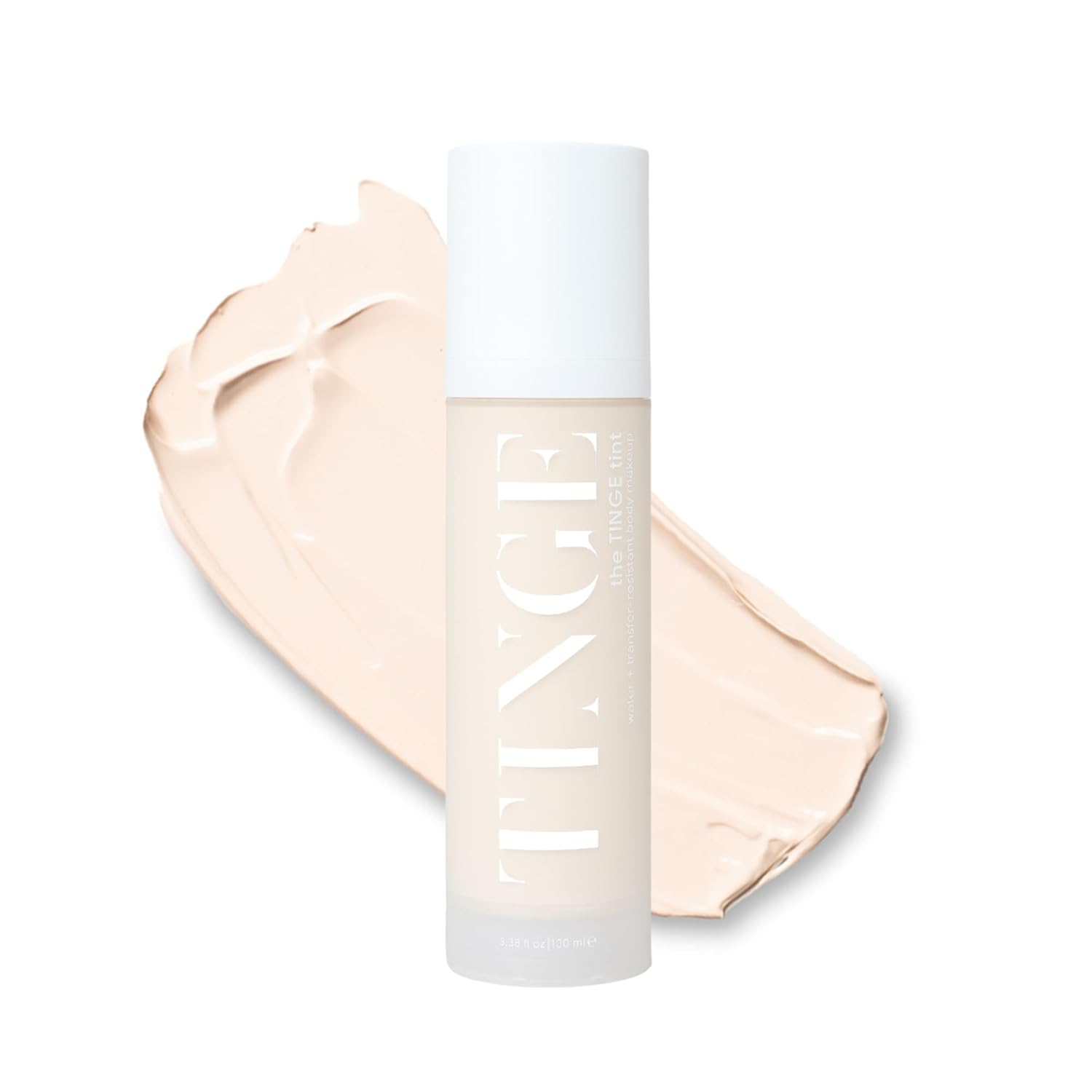 Tinge Tint Body Makeup, Lasts Up to 48 Hours, Medium Coverage Cream With Amino Acids, Hyaluronic Acid & Lysine, Semi Matte Finish, Water & Transfer Resistant, 3.38 Fl Oz - Fair Warm