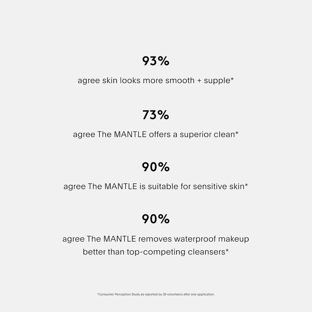 U Beauty The MANTLE Skin Conditioning Wash - Hydrating Facial Cleanser & Makeup Remover with Vitamin C + E, Fruit AHAs, and Hyaluronic Acid for Clean, Refreshed and Hydrated-Looking Skin - 5.0 fl oz