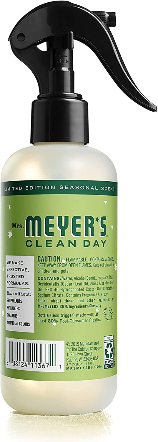 Mrs. Meyer's Clean Day Room Freshener, Iowa Pine (8 Fl Oz (Pack of 6))