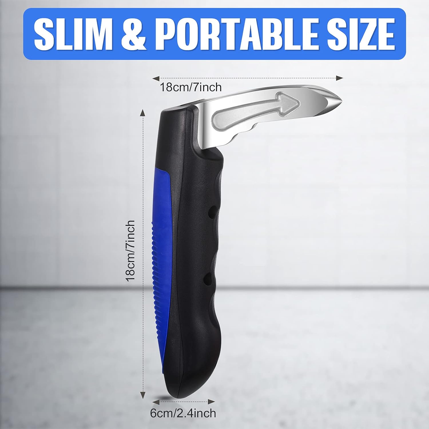 Honoson 2 Pcs Car Door Handle for Elderly Vehicle Support Assist Automotive Car Door Assist Auto Grab Handles Elderly with Window Breaker Seniors Handicapped Compatible for Most Cars Black