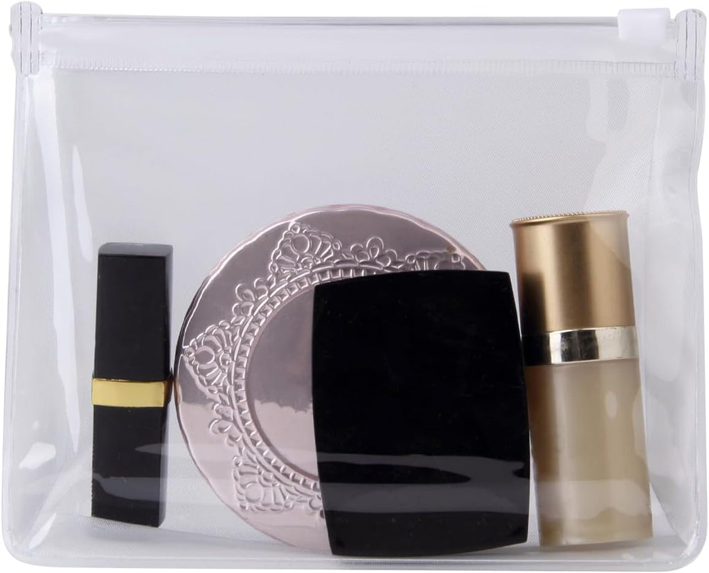 20 PCS Mini Clear Makeup Bag Small Clear Plastic Cosmetic Bags with Zipper Travel Toiletry Makeup Bag