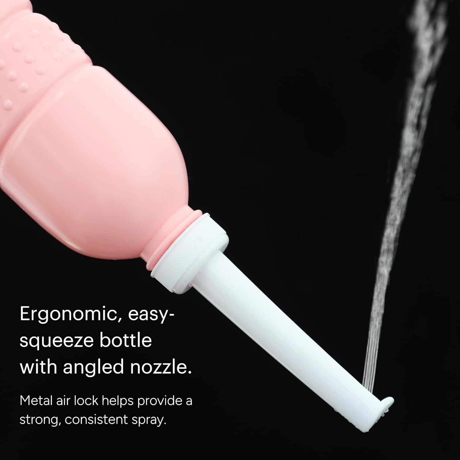 Brondell GoSpa Travel Bidet GS-70 – Portable Peri Bottle for Postpartum & Perineal Care, 400ml Handheld Bidet with Angled Nozzle, Nozzle Storage & Travel Bag