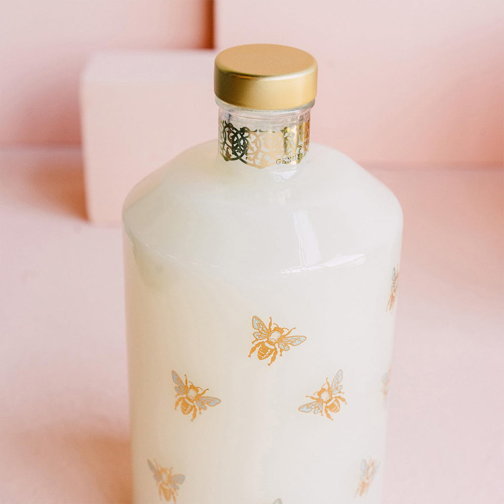 Lollia Wish Bubble Bath, 33.8 fl. oz., Sugared Pastille Scent, Gentle & Moisturizing Luxury Bubble Bath Soap with Hydrating Ingredients, Body Skin Care for Women