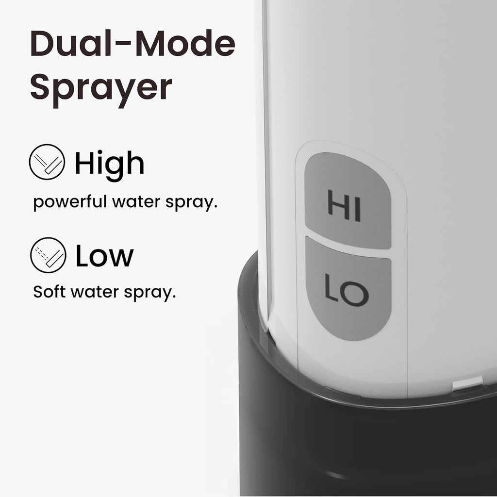 VOVO Go Portable Electric Bidet for Travel - 2 Adjustable Pressure Settings, Compact Handheld Bidet, Ideal for Personal Hygiene & Postpartum Care, Lightweight & Leak-Proof, Made in Korea - Black