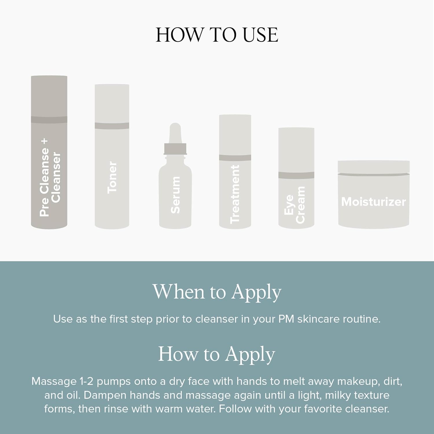 DRMTLGY Pre-Cleansing Oil - Makeup Remover Oil to be Paired with Facial Cleanser - Cleanser for Face - Melts Mascara, Makeup, & Preps for Cleansing, 5 fl oz