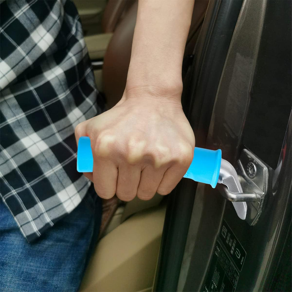 Auto Cane Portable Vehicle Support Handle,Blue Car Door Assist Bar,Supports up to 300 Pounds