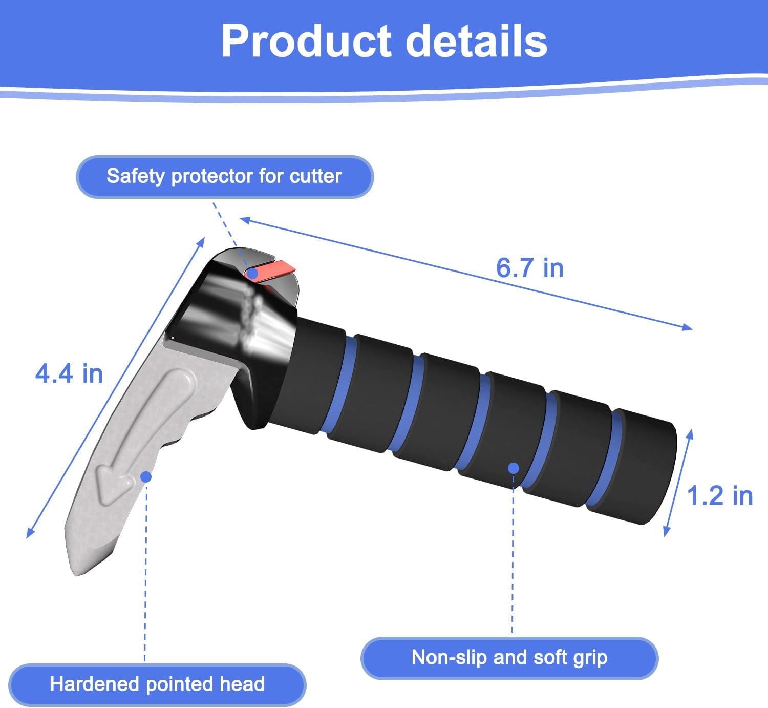 2 Packs 3 in 1 Car Handle Assist,Car Door Handle for Elderly,Support Handle Multifunction Door Latch for Seniors and Handicapped