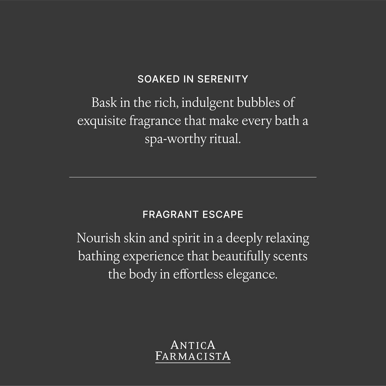 Antica Farmacista Warm White Bubble Bath, 16 Fl Oz