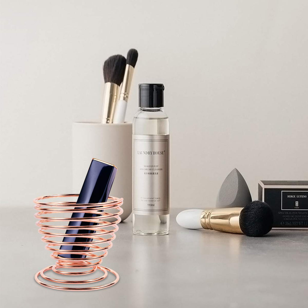 1 Pc Beauty Sponge Blender Holders Makeup Sponge Drying Stand Beauty Sponge Holder Storage Rack Egg Powder Puff Display Stand Sponge Storage, Rose Gold