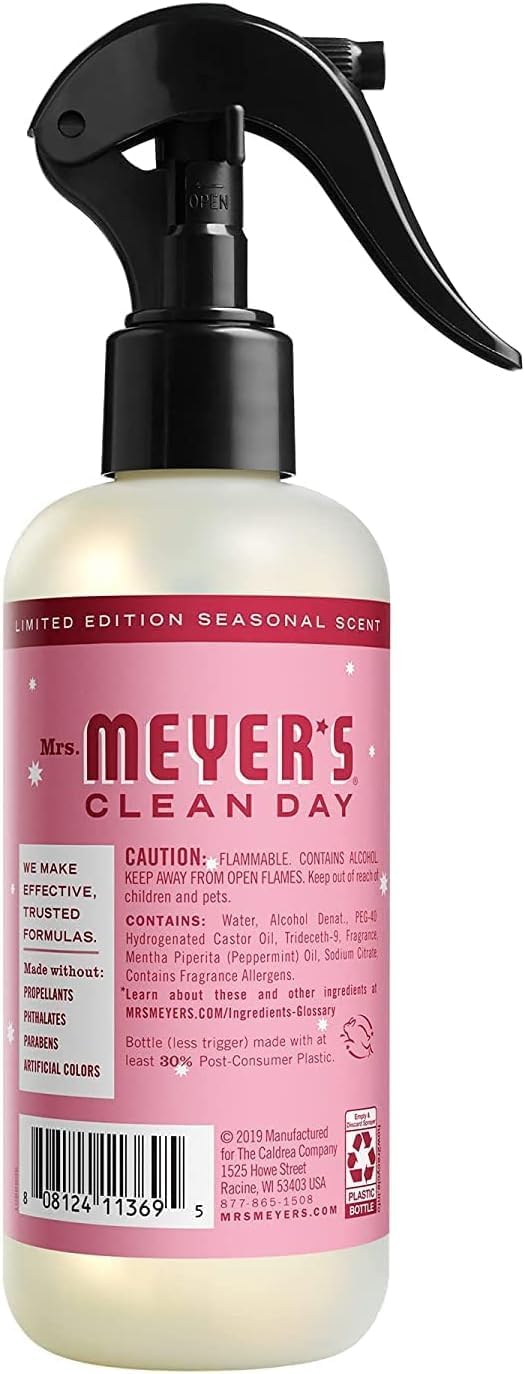 Mrs. Meyer's Clean Day Peppermint Scent Room Freshener, Cruelty Free, 8 Ounce (Pack of 6)