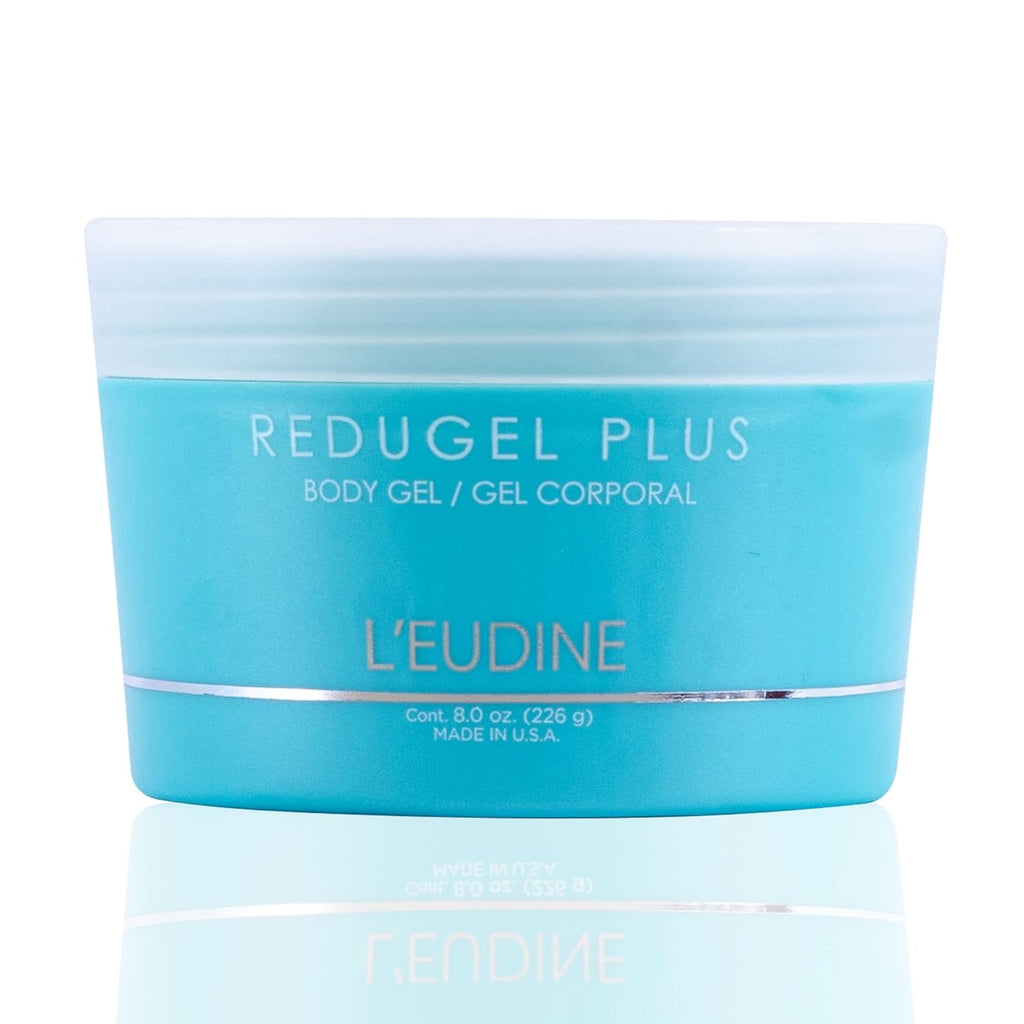 L’EUDINE Redugel Plus Skin Tightening Cream – Pack of 3 – 8oz Anti Cellulite Cream with Mint Oil, Field Horsetail, Marine Algae, Maca Extract – Powerful Non-Greasy Formula – Firming and Toned Skin