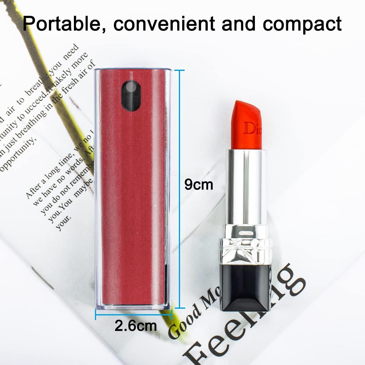 Screen Cleaner Touchscreen Mist Spray, walrfid Cleaning Kit for Electronic Smart Phone TV, Laptop, Tablet, PC, Computer Monitor Flat LCD, Eyeglasses, Compatible with iPhone iPad MacBook Pro (Red)