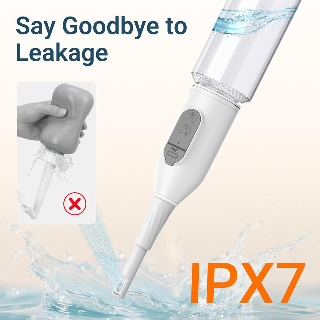 Portable Bidet for Travel – Electric Peri Bottle with Dual Spray Modes, 360° Nozzle, Water Bottle Adapter, USB Rechargeable, Waterproof, Travel Bidet for Postpartum & Personal Hygiene