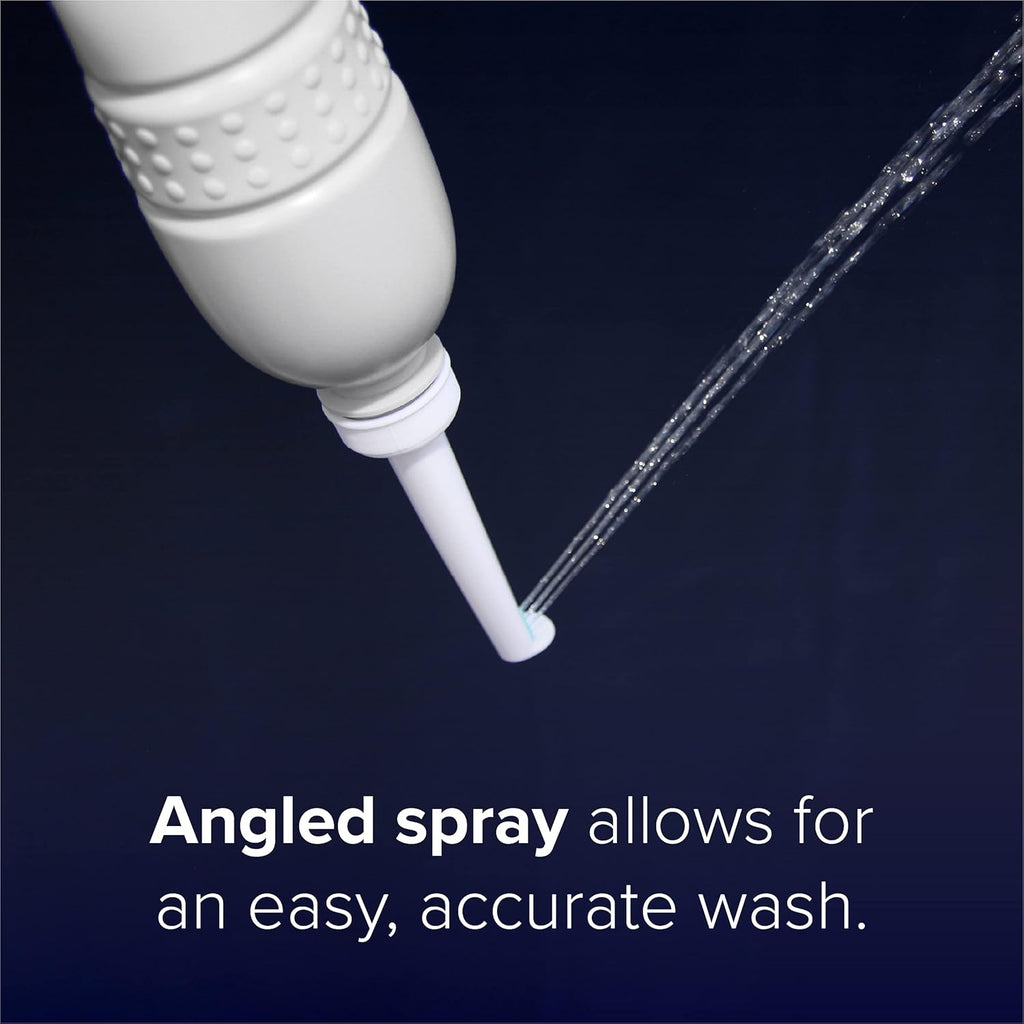 Brondell GoSpa Essential Portable Bidet for Everyday Use, Camping, Hiking, and Outdoor Activities, Compact and Discreet, Includes Travel Bag, 400ml, Fog