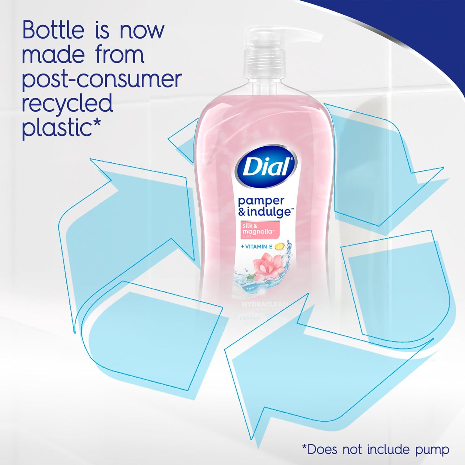 Dial Body Wash, Pamper & Indulge, Silk & Magnolia, 32 fl oz