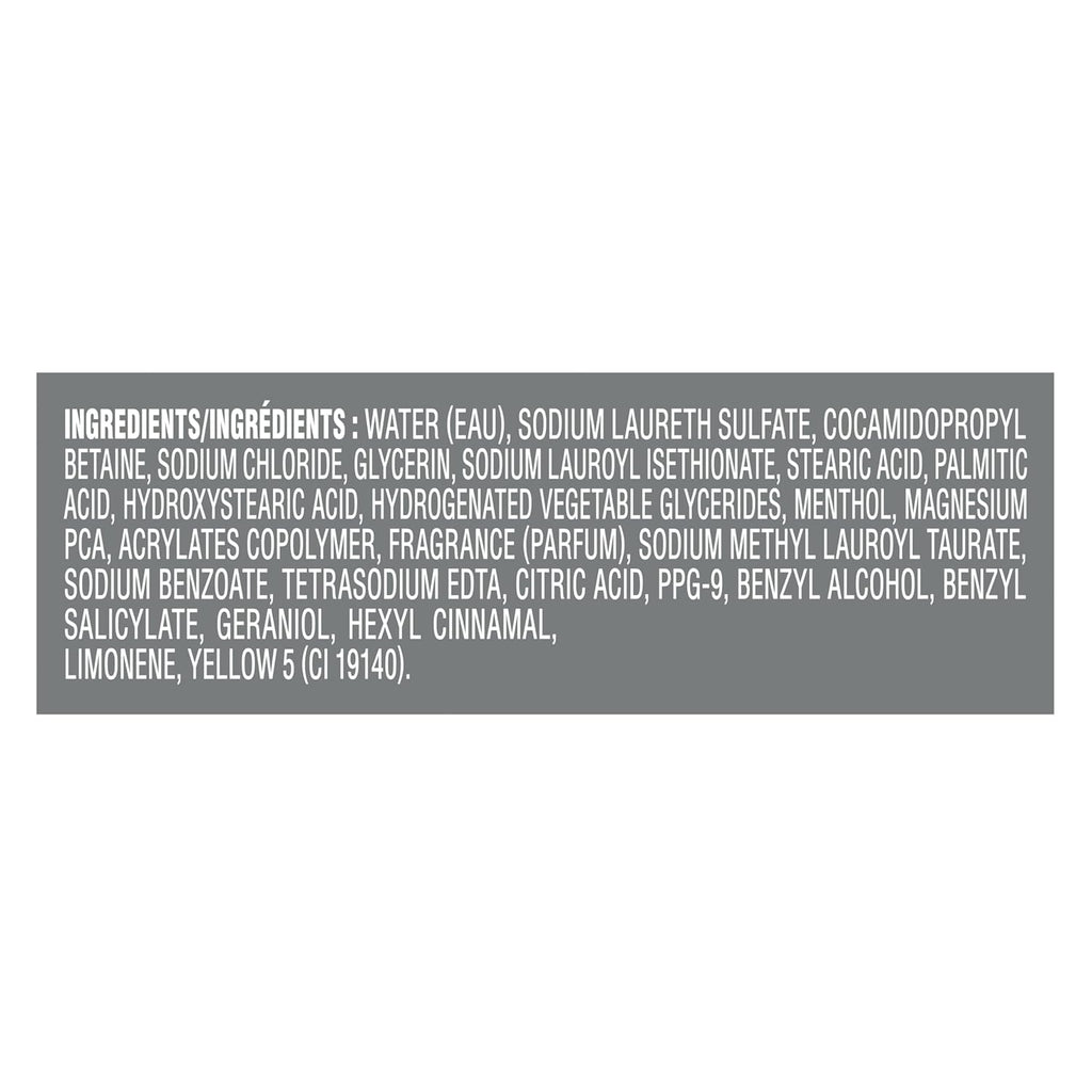 DOVE MEN + CARE Post-Workout Body Wash 3N1 Recharge 4 Count For Men With Menthol, 18 oz