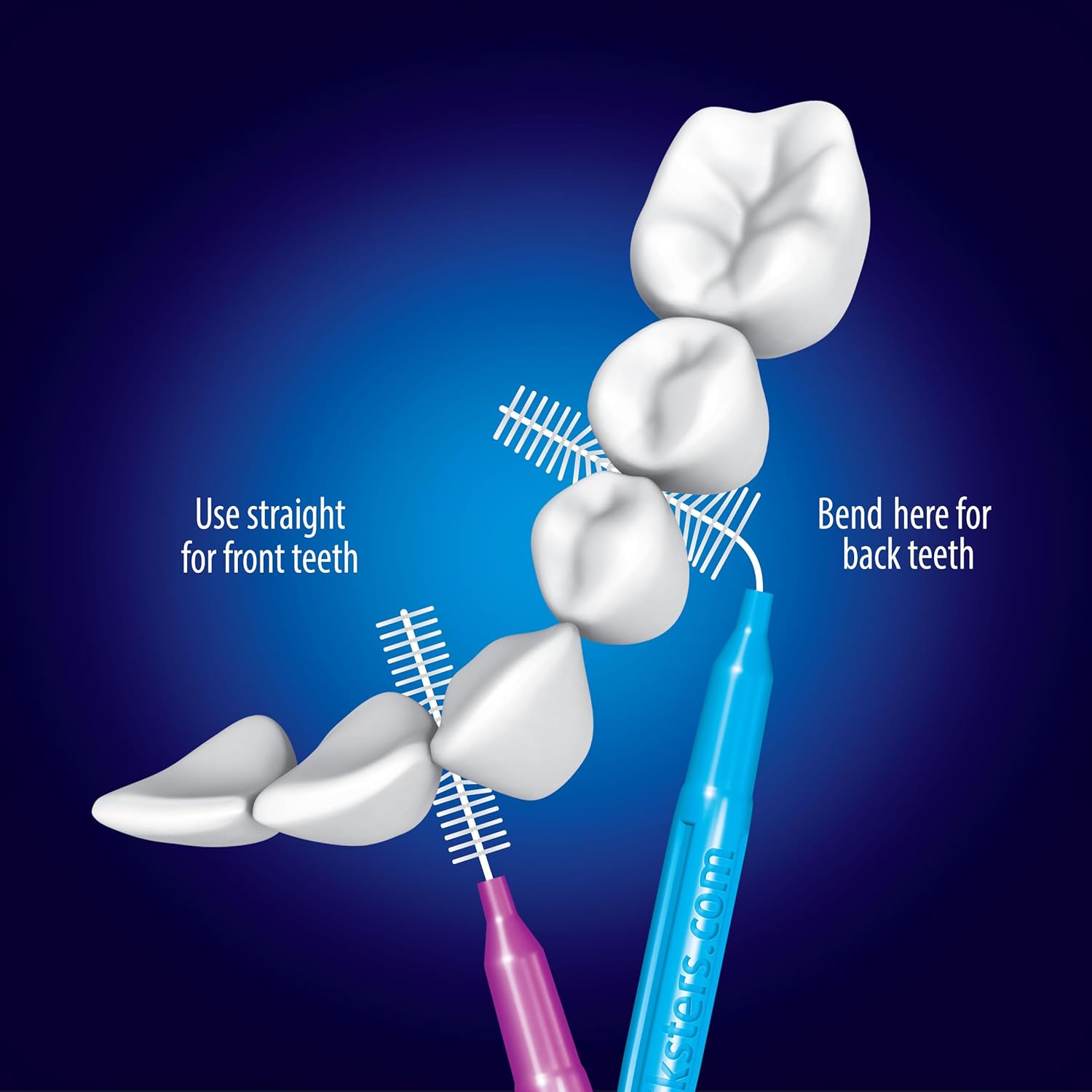 Piksters Interdental Brushes, Size 0, 100 Count (10 x 10 Packs), Interdental Tooth Brush for VeryTight Gaps, Gum Soft Bristles for Plaque Removal, Safe for Braces (100 pk)