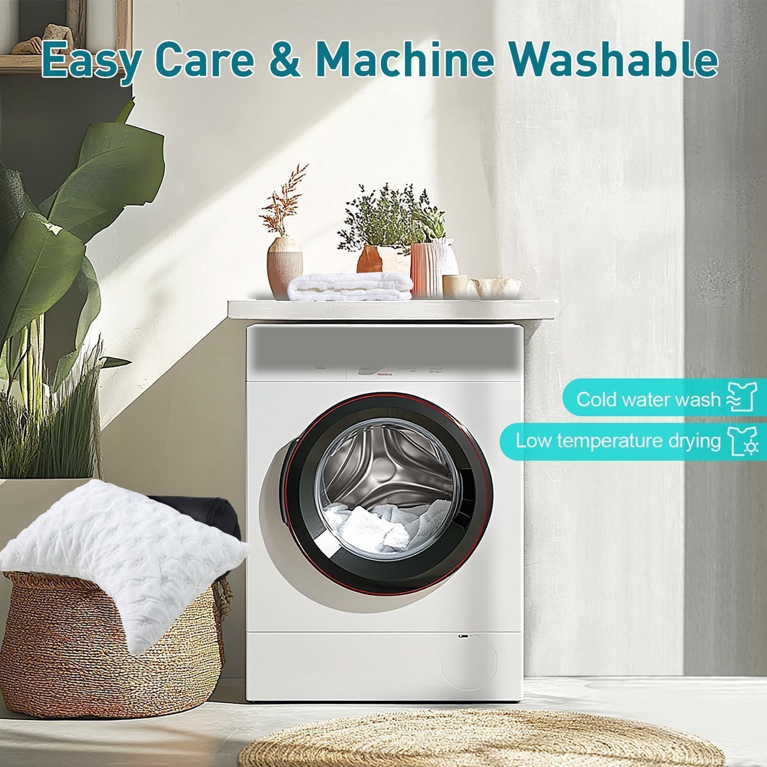 Cooling Side Sleeper Pillow for Neck and Shoulder Pain, Luxury Shredded Memory Foam Curved Bed Pillows for Sleeping Set of 1- Adjustable Travel Pillow Size- Washable Cover Crescent White