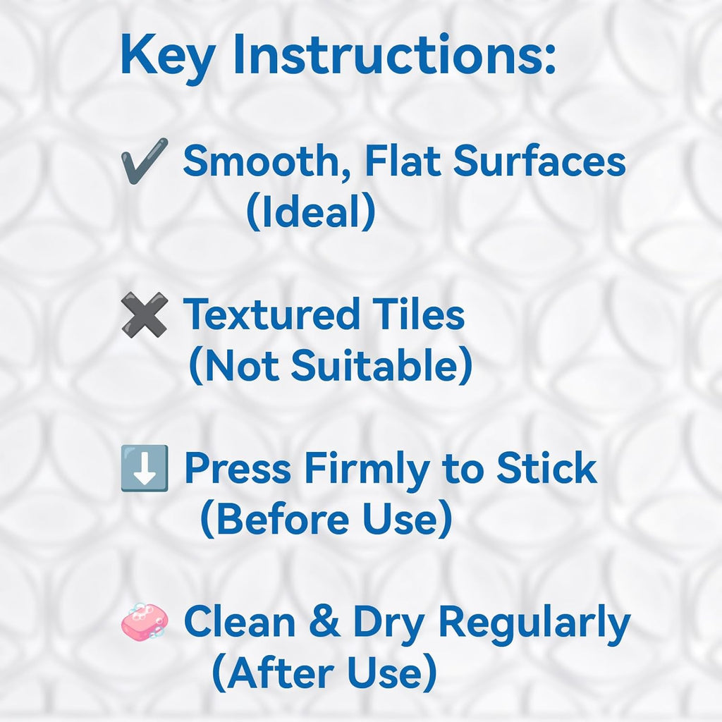 WRISIN Bathtub Mat Non Slip with Suction Cups - 100% Rubber Bathroom Mat Textured for Bath Tub Shower Safety - Soft on Touch - BPA/PVC Free - Pet Dog Bath Mat - Machine Washable - 16 × 28 Inch（White）