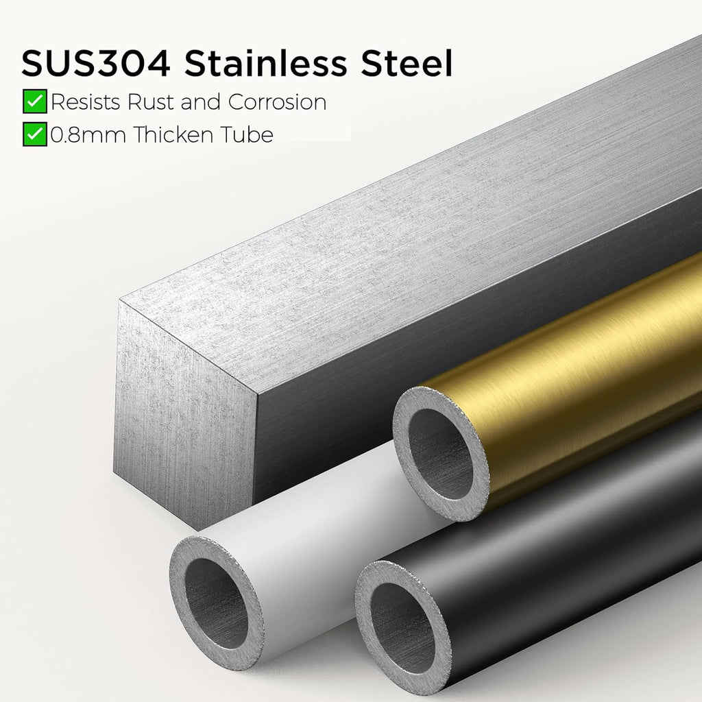 FORIOUS Toilet Paper Holder Wall Mount, SUS304 Stainless Steel Double Post Pivoting Tissue Roll Holder and Hand Towel Ring Set for Bathroom, RV, Bathroom Hardware Accessories Set, Black Gold