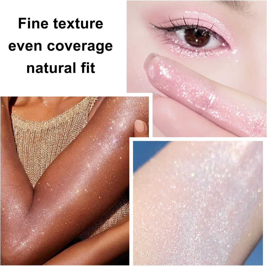 Hair and Body Glitter Spray, 1PC Sparkling Pink Glitter Dry Powder Makeup for Clothes, Festival Rave Prom Loose Sparkle Powder,Holographic Ultra Fine Resin Glitters for Crafts,10g (Sparkling Pink)