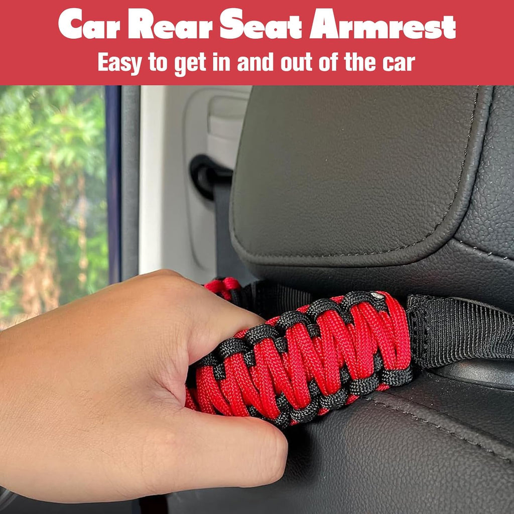 Car Door Handle for Elderly, Car Handle Assist for Elderly Car Door Handle, Car Cane Vehicle Support Handle, Car Headrest Grab Handle, Car Rear Seat Back Roll Bar Grip Handle