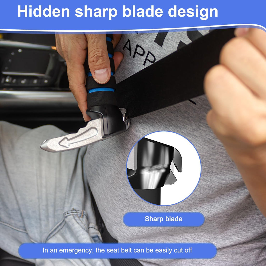 2 Packs Car Handle Assist,Car Door Handle for Elderly,Support Handle Multifunction Door Latch for Seniors and Handicapped