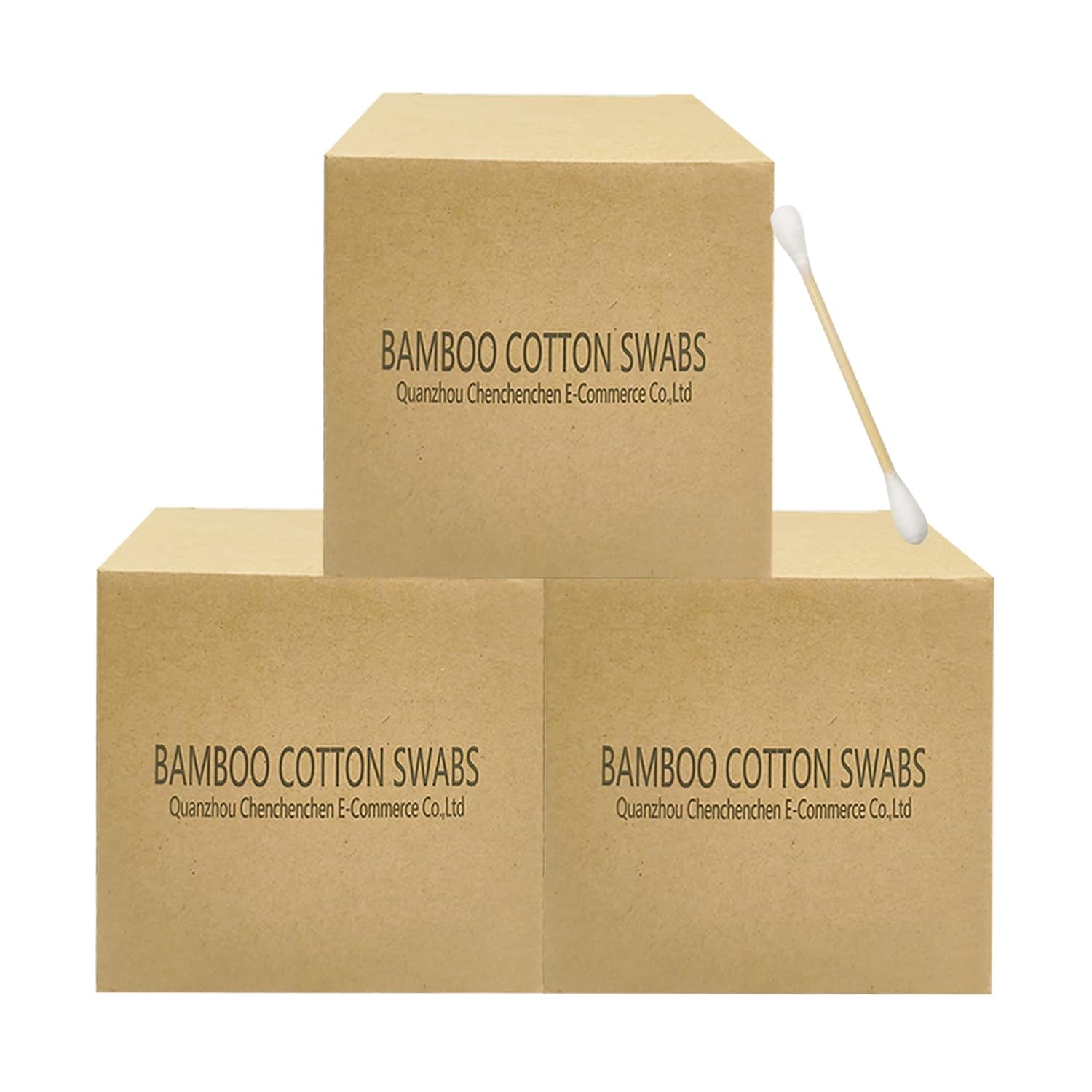 Bamboo Cotton Swabs, Wooden Cotton Swabs 1125pcs