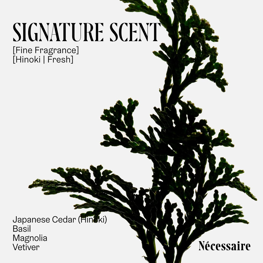 Nécessaire The Deodorant Hinoki | Natural Aluminum Free Deodorant For Women & Men. Extra Strength Treatment with Mandelic Acid. Free of Baking Soda, Ozokerite & Parabens (2x 75 g/2.5 oz)