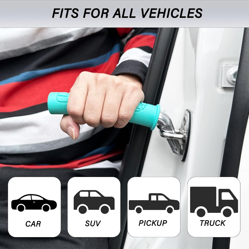 Car Handle Assist for Elderly Car Door Handle for All Vehicles Car Support Handle - Portable Assistive Device for Elderly and Handicapped - Best Gifts for Seniors (2 Pack)