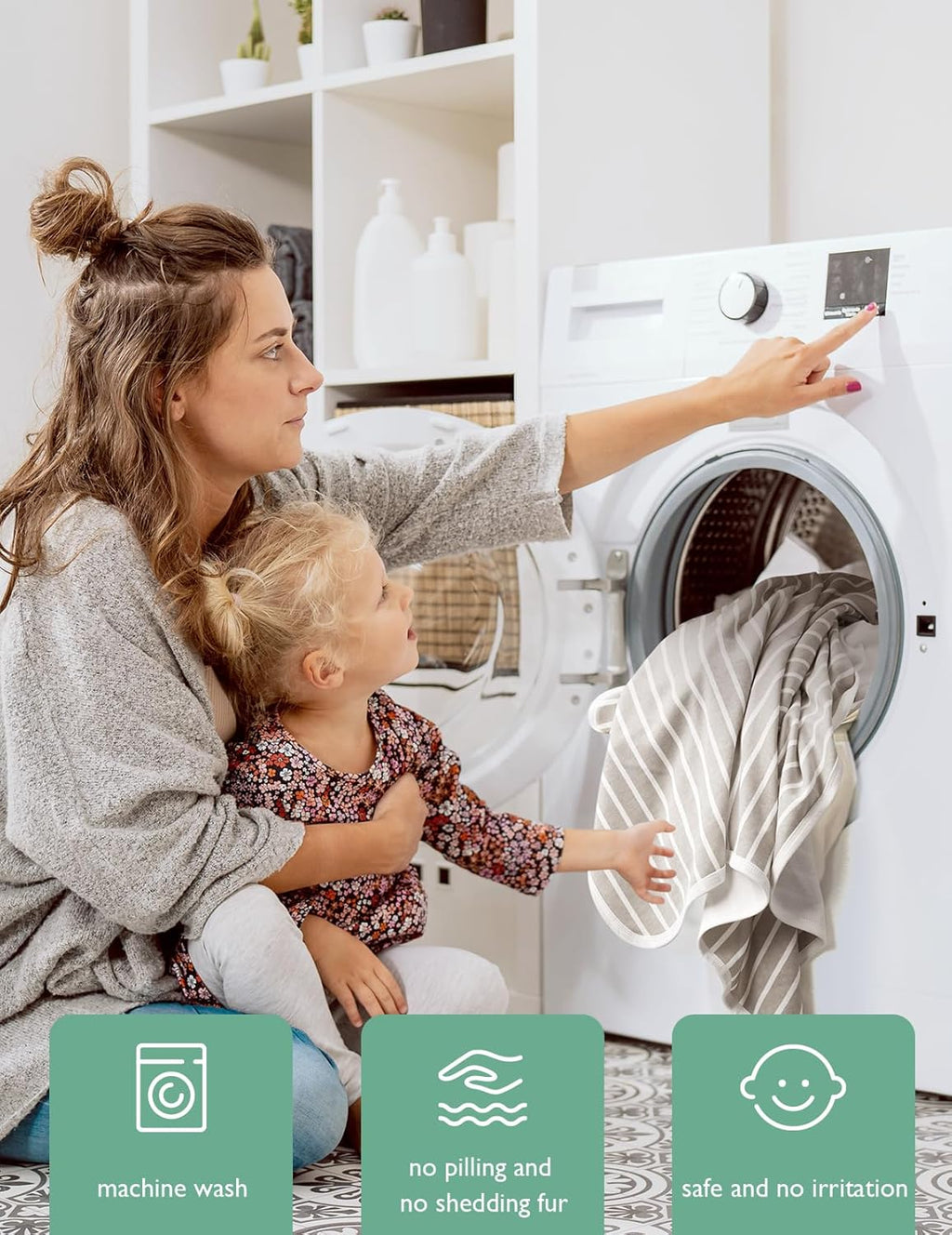 Momcozy Hooded Baby Towel, 2 Pack Baby Bath Towel with Large 35 X 35 Inch, Super Soft Cotton and Hooded Towel for Newborn, Toddler and Kid, Starry Sky