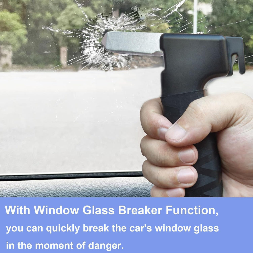 Car Door Handle for Elderly, 3-in-1 Multifunctional Handle Assist, Ultra Grip Mobility Handle for Car, Portable Vehicle Support Door Assist Bar, Max Load 500 Lbs, Anti-Slip Design, Black