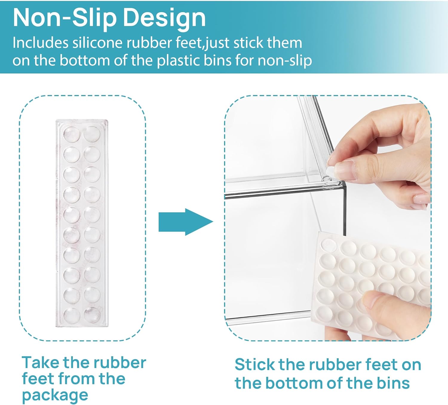 Vtopmart 12 Pack Clear Small Stackable Storage Drawers,Acrylic Bathroom Makeup Organizer,Plastic Storage Bins For Vanity, Undersink, Kitchen Cabinets, Pantry, Home Organization