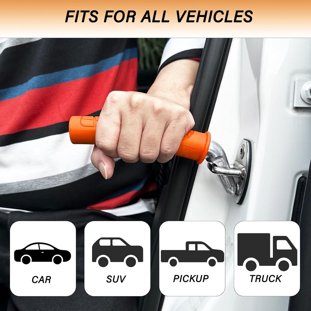 2 Pack Car Handle Assist for Elderly Car Door Handle for Easy Sit to Stand Assistance Auto Grab Bar Cane Support Aid Daily Mobility Assistive Device for Elderly, Seniors, and Handicap