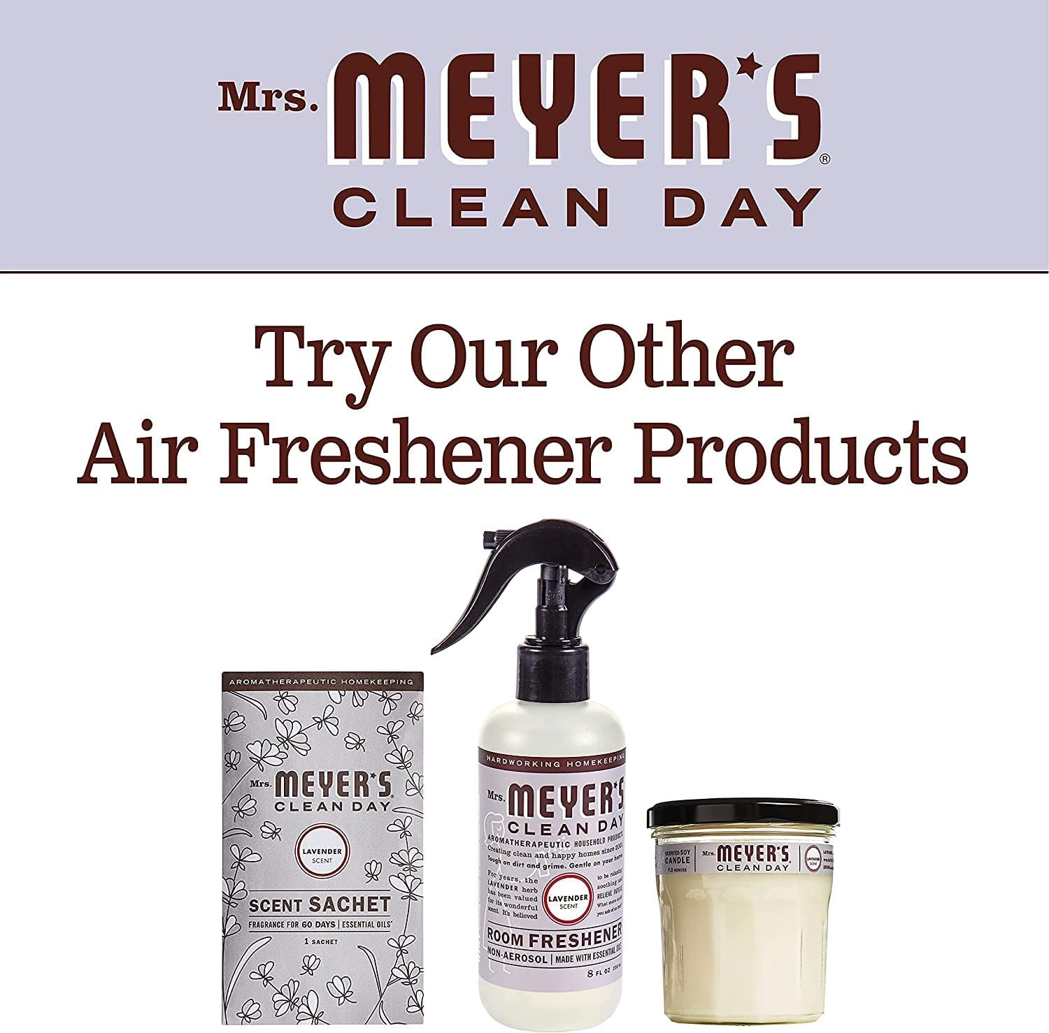 Mrs. Meyer's Clean Day Room Freshener, Lavender 8 Fl Oz (Pack of 2)