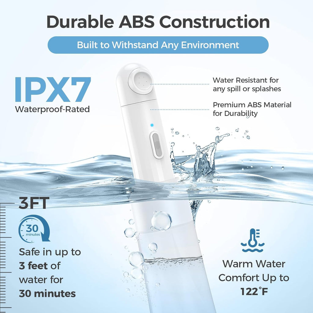 Portable Bidet for Travel, Rechargeable Electric Handheld Bidets with 2 Spray Modes - IPX7 Waterproof, 350 ML Travel Bidet for Women Men Baby Cleaning