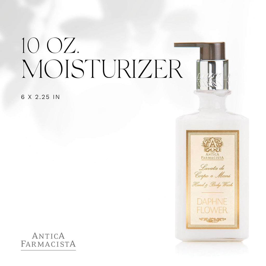 Antica Farmacista Body Moisturizer - Moisturizing Scented Lotion - Premium Body Moisturizer - Luxury Gift for Women & Men - Hand & Skin Hydration - Daphne, 10 Fl Oz