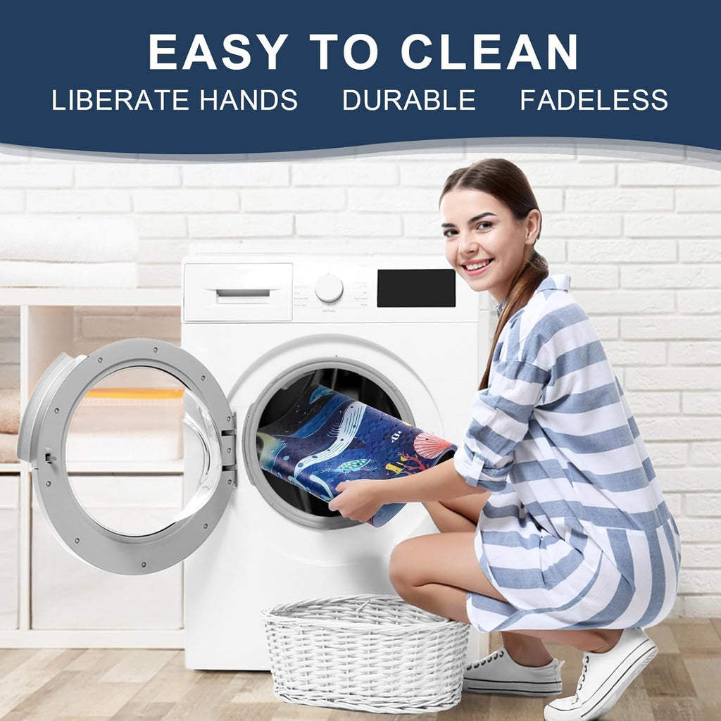 XIYUNTE Baby Bath Mat for Tub Non Slip Kids Bath Mat - 40"x16" Extra Long Bathtub Mat Non Slip Kids, Eco-Friendly Toddler Bath Mats with Suction Cups for Secure Grip, Easy to Clean & Easy Drying