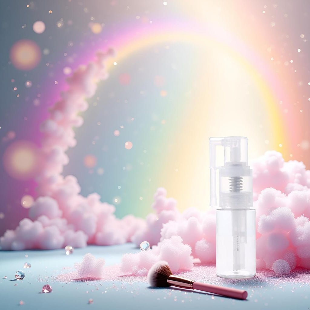 1 Pc 14ml Powder Spray Bottle,Refillable Hair Fiber Applicator, Empty Powder Cosmetics Bottles,Glitter Spray Bottle for Craft Scrapbooking Refillable Cosmetic Spray Bottles