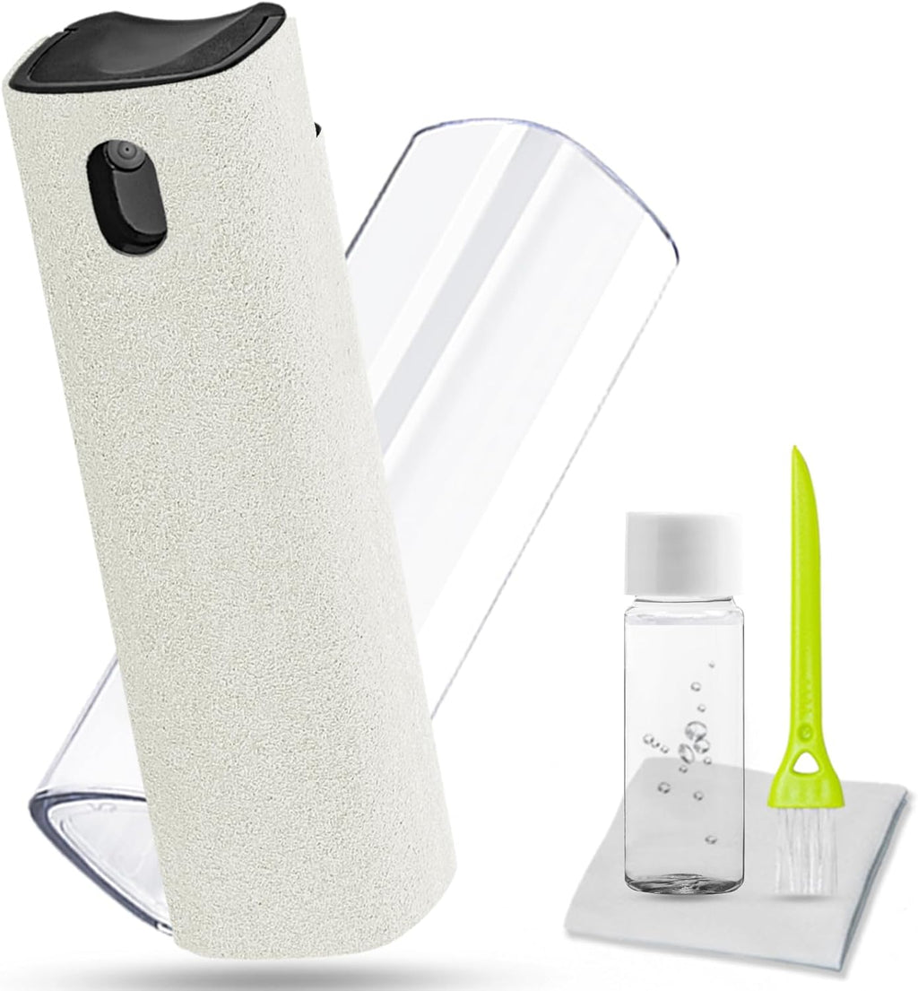 walrfid Car Screen Cleaner Spray, Electronic Touchscreen Mist Cleaning Brush Kit for TV, Laptop, iPad, iPhone, Cellphone, MacBook Pro, Tablet, PC, Computer, Monitor, LCD Screens, Eyeglasses - Cream