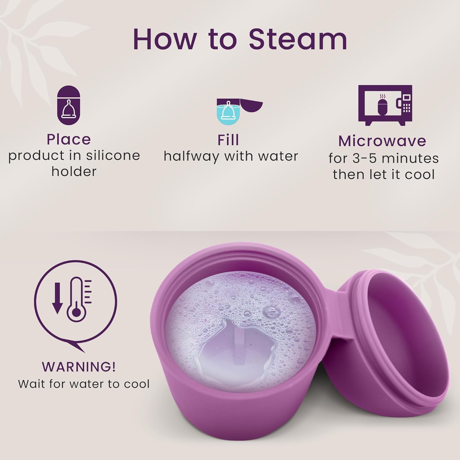 EcoBlossom Reusable Menstrual Cup and Case - The Most Reliable Medical Grade Silicone Period Cups - Comfortably use for 12 Hours (Small (Pack of 2), Gray Cup & Case)