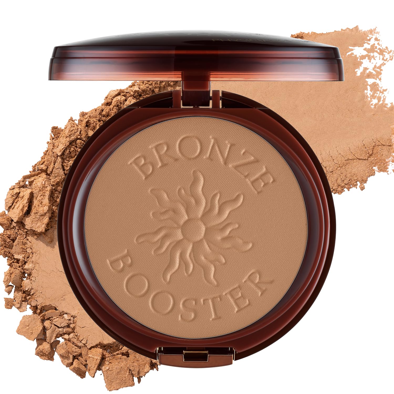 Physicians Formula Bronze Booster Pressed Contour Bronzer - Glow Activator Vitamin Infused Technology with a Natural Finish, Buildable Coverage, Cruelty-Free & Hypoallergenic - Medium-to-Dark