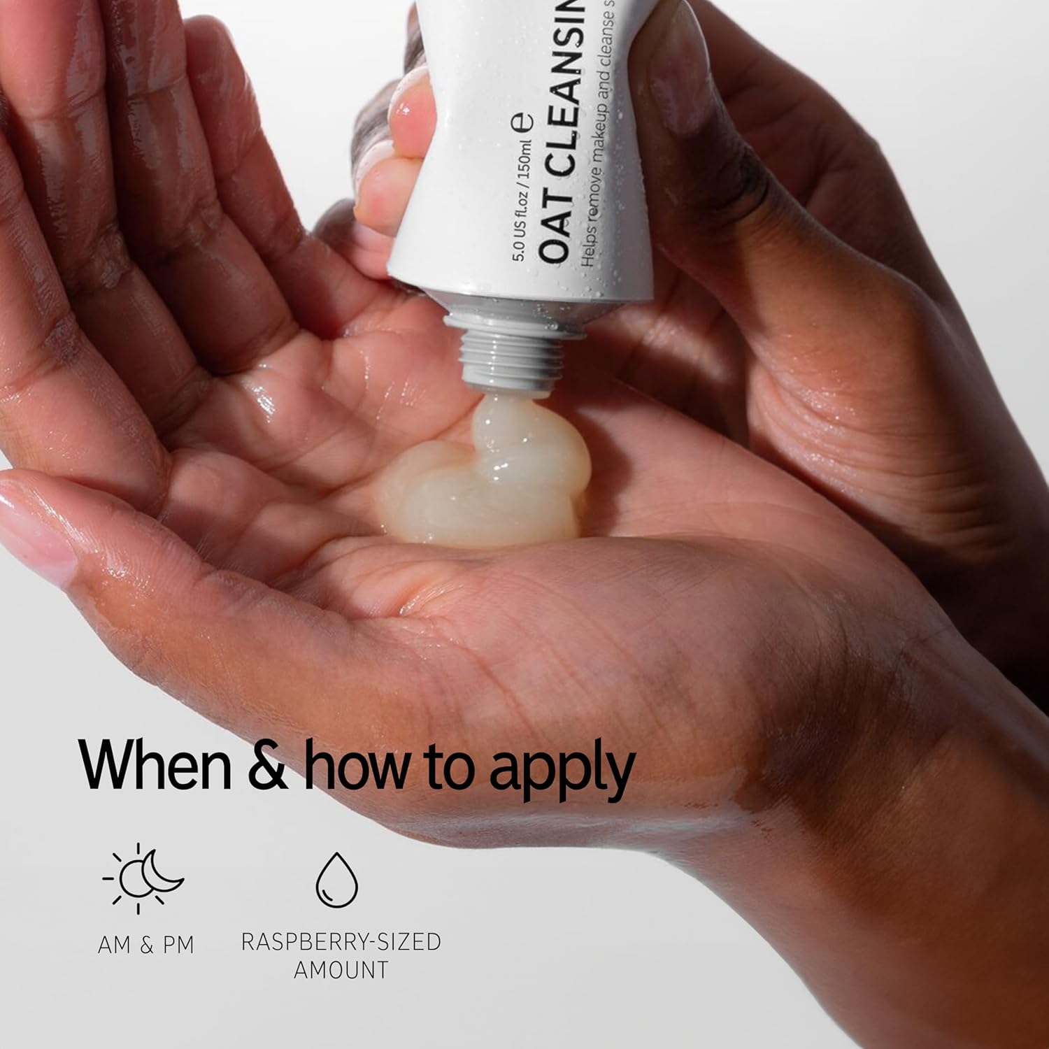 The INKEY List Oat Cleansing Balm 5 Fl Oz/150ml, Dissolves Makeup, Nourishing Skincare, Gentle Cleanser, Vegan Friendly, Suitable For All Skin Types