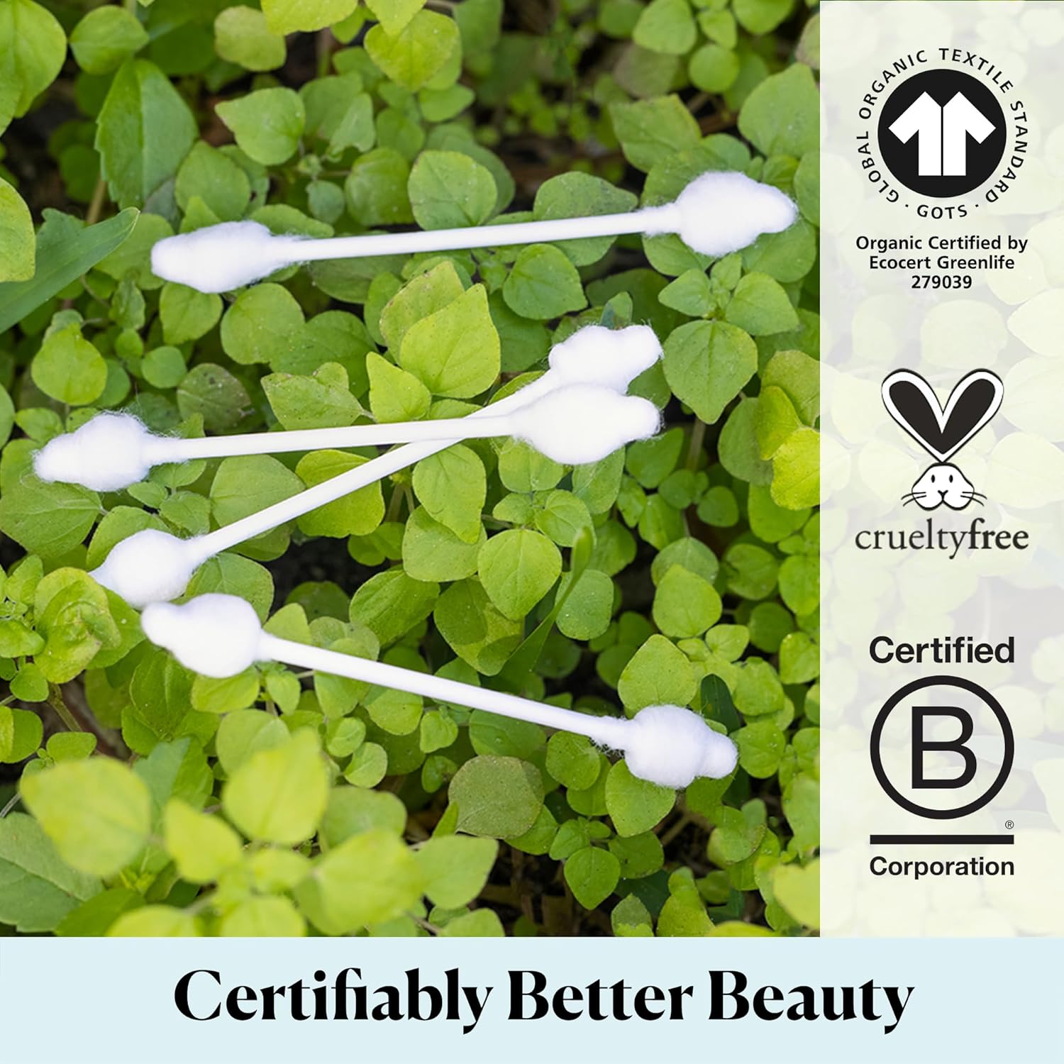 Sky Organics - Organic Baby Cotton Swabs, 180 ct. - Ultra Soft Baby Safe Tips - Strong & Durable - Hypoallergenic - Chlorine Free - Natural, Vegan & Cruelty Free - Skin Care & Baby Care